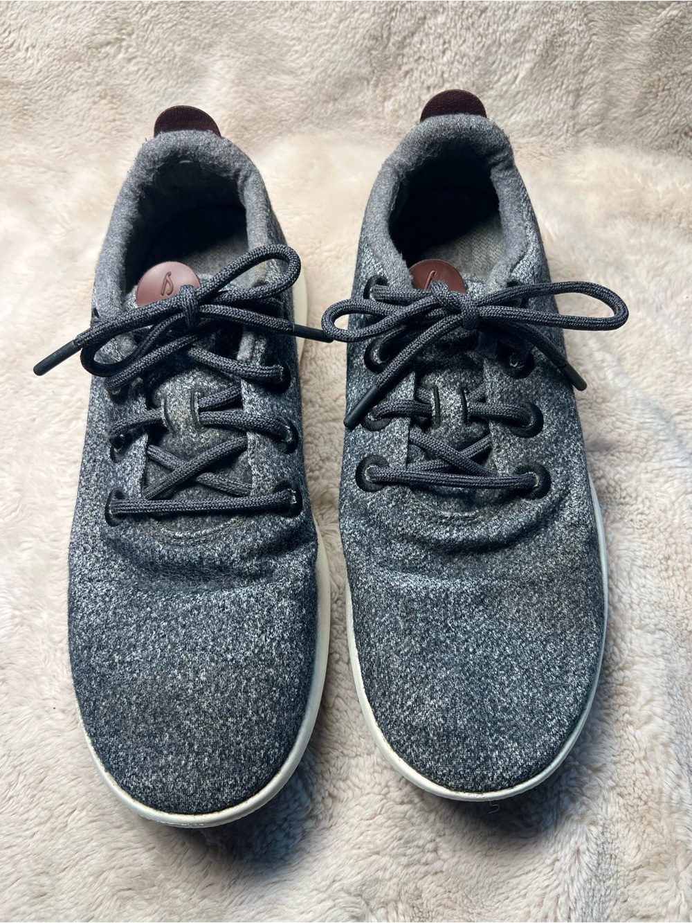 Allbirds Men's Wool Runners in grey size 13